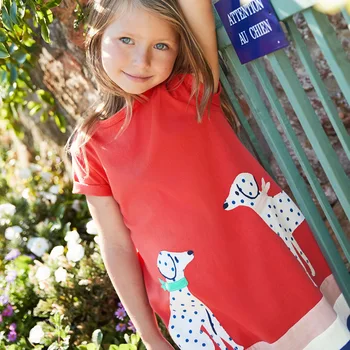 

Hot Sale Short Slevess Dresses Summer Princess Girl Dress Toddler Dresses for Girls Clothes Brand Cotton Kids Children Clothing