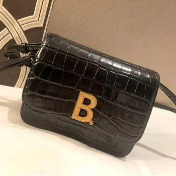 

2020 Summer New Women's Bag Casual Shoulder Messenger Bag Crocodile Pattern B Word Bag Mini Portable Small Square Bag Sac A Main
