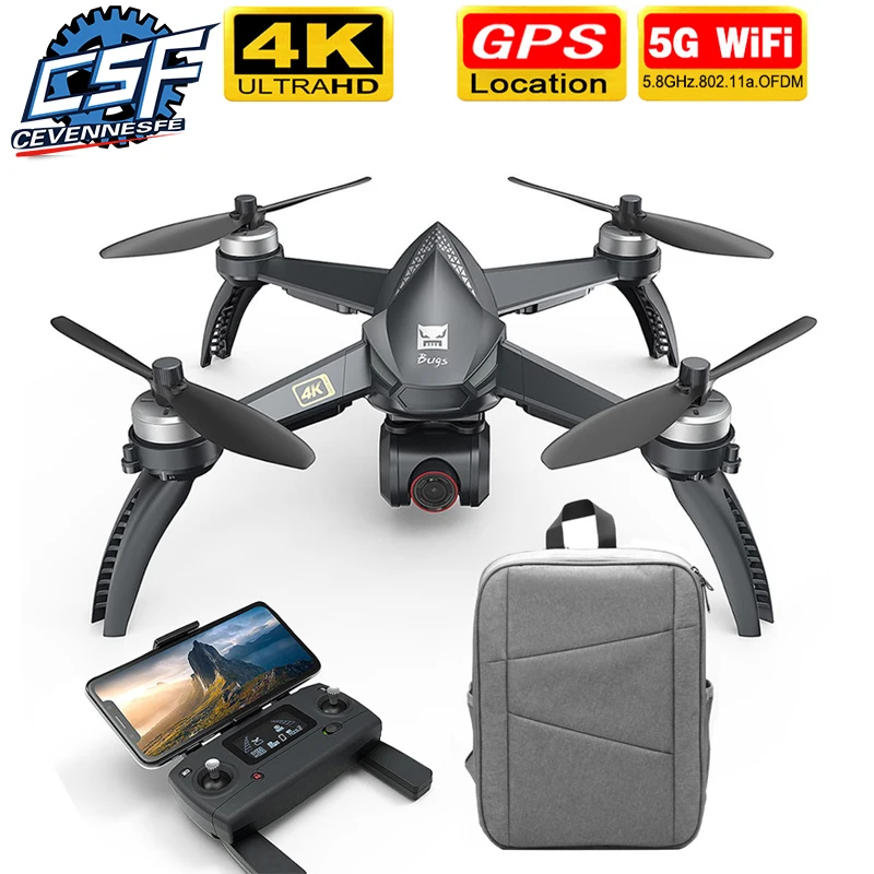 

2020 NEW MJX B5W RC Drone GPS Brushless 5G RC Quadcopter Upgraded 4K Wifi dron FPV Camera HD Auto Return 20min Drones Time Toys