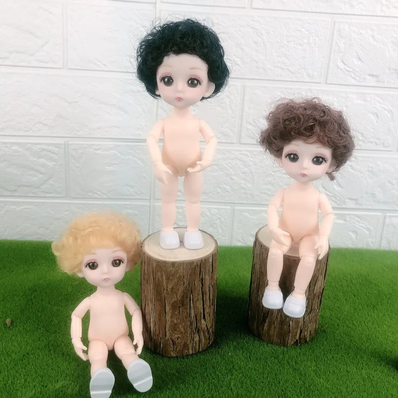 13 poupée articulée mobile jouets pour enfants 16cm 1/12 BJD bébé poupée peau blanche corps nu poupées de mode pour enfants cadeau