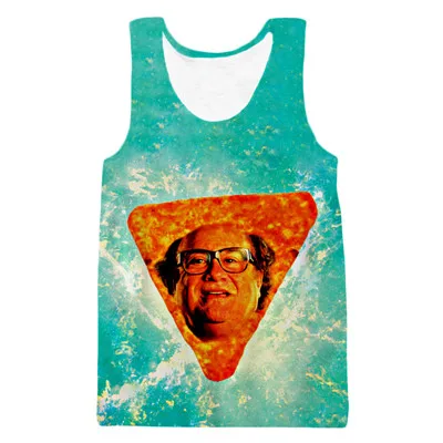 Danny DeVito in Nacho Cheese Flavor 3D Толстовка для мужчин и женщин толстовка с капюшоном пуловер с длинным рукавом стиль - Цвет: Небесно-голубой