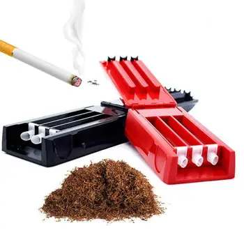 

Manual Triple Tobacco Cigarette Tube Injector Roller DIY Cigarette Maker Rolling Machine for 84mm Maximum Length Tubes