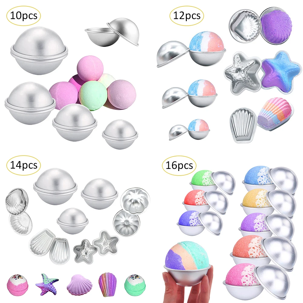 

Shallow Semi-Circle Mold DIY Metal Bath Bomb Mold Handmade Soap