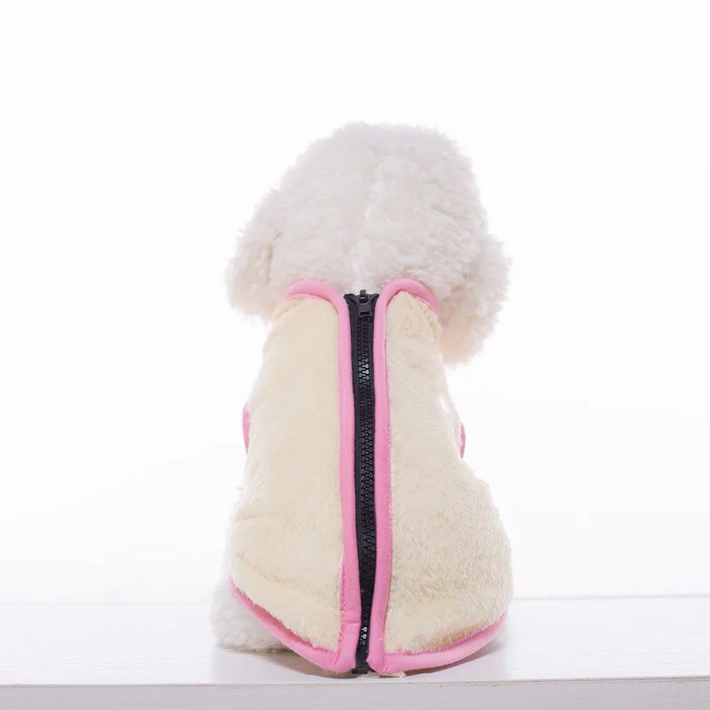 Новая одежда для собак весна и осень теплая удобная кошек на молнии двусторонний