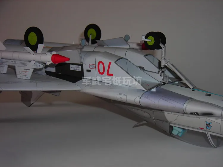 1:33 Scale Mikoyan MiG-29 Fulcrum Fighter DIY Handcraft PAPER MODEL KIT Puzzles Handmade Toy DIY