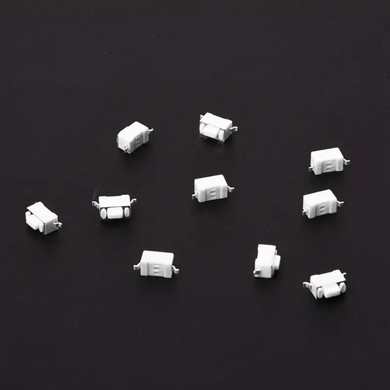 10 шт. 6x3,5x4,3 мм 2 контакта мгновенная кнопка SMD SMT тактильный переключатель