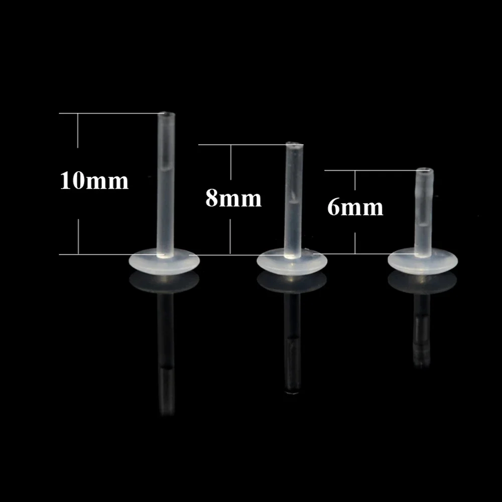 1 шт., Золотая Корона, опал, драгоценный камень из гибкого биопласта, PTFE, Лабрет, кольцо для губ, серьги-спирали, модные ювелирные изделия для пирсинга, 16 г
