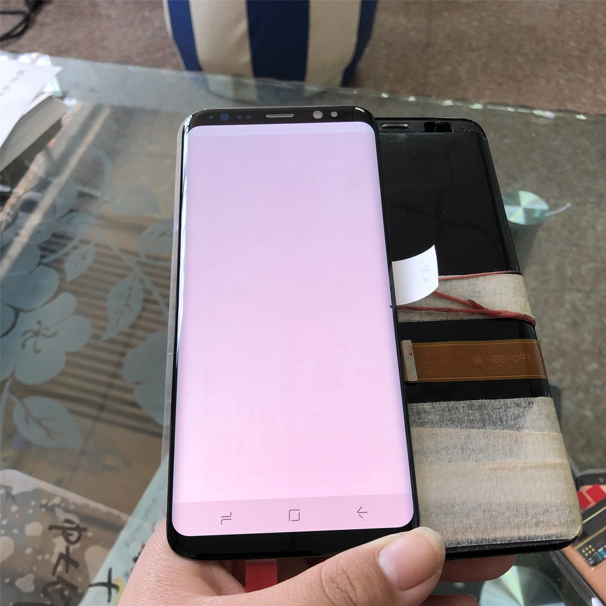 ЖК-дисплей для Samsung Galaxy S8 G950 G950U G950F сенсорный экран дигитайзер в сборе | Мобильные
