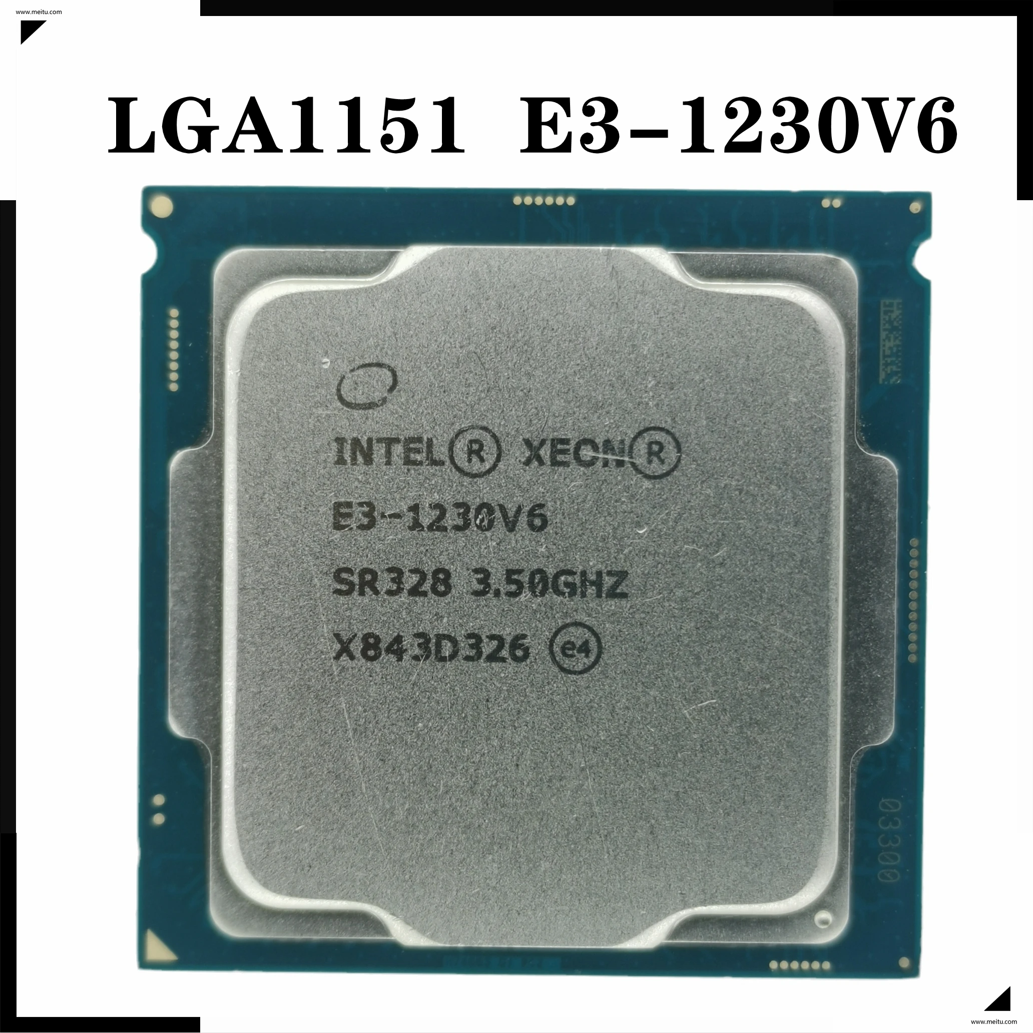 Desktop CPU Xeon E3-1230V6 3.50GHz 8M LGA1151 E3 1230 V6 Quad-core E3-1230 processor Free shipping 1230V6 | Компьютеры и офис