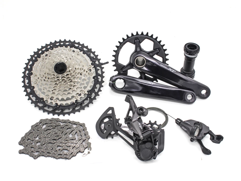 Shimano DEORE XT M8100 12 Скоростей 1x12 MTB набор рычагов переключения передач задний переключатель 10-51T коленчатая кассета 12-ступенчатая цепь