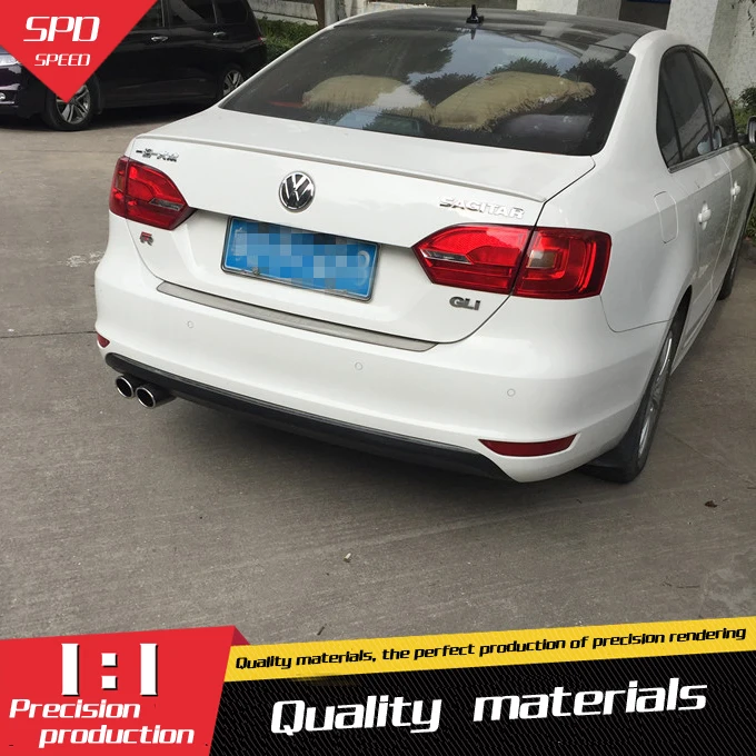 For Jetta Spoiler 20122015 High Quality Abs Material Car Rear Wing