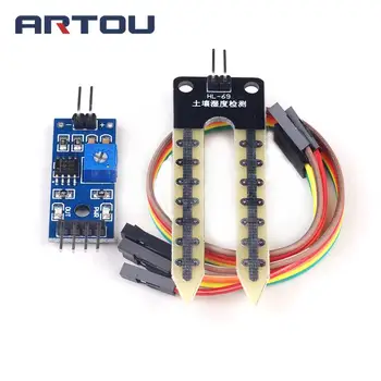 

5PCS Soil Moisture Hygrometer Detection Humidity Sensor Module For arduino Development Board DIY Robot Smart Car