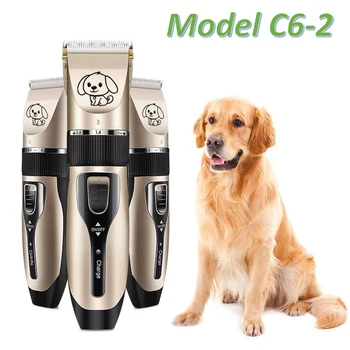 

C6-2 Electric pets grooming hair clipper cordless ceramic blade clippers for small / mid /larger dogger pet hair clipper machine