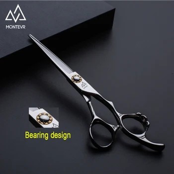 

Montevr ball bearing screw hair cutting scissors 6 inch japanese barber scissors