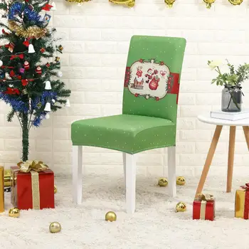 

1/2/4/6PCS Flower Printed Geometric Kitchen Chair Covers Spandex Elastic Stretch Decoration Chair Dining Seat Cushion Anti-dirty