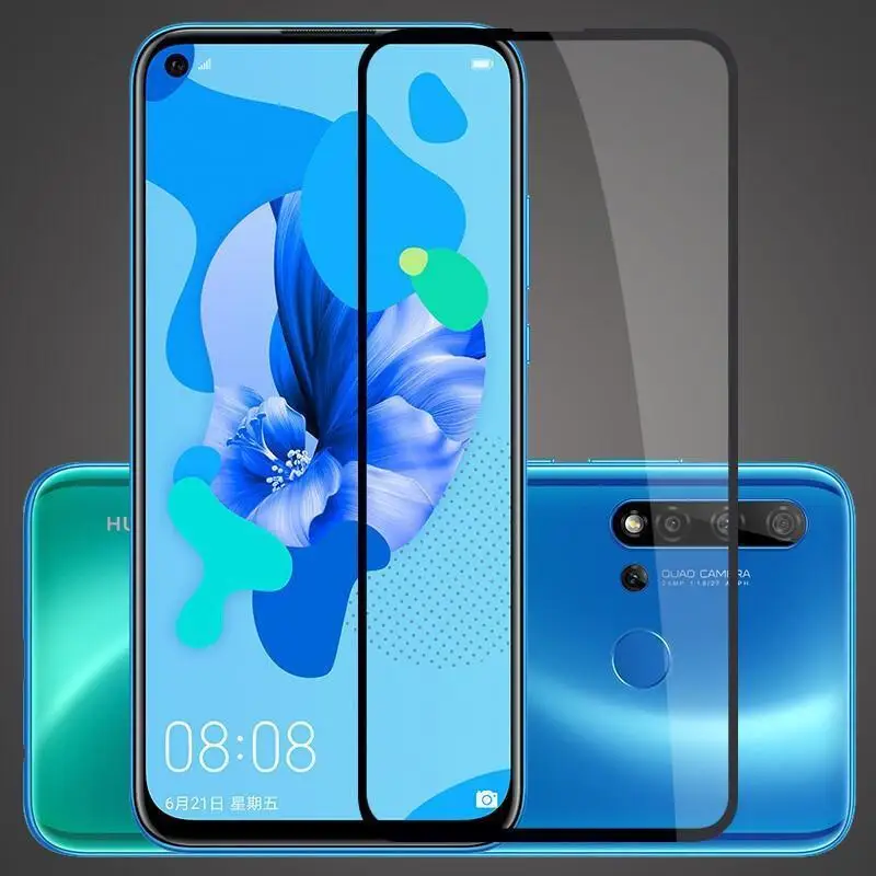 Защитный Стекло на huawei Nova 5 5i Pro 5T 3 3i 4 4E 2 плюс 2i закаленное для Экран защитная