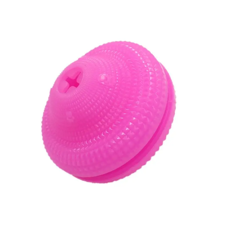 Розовый Pet IQ Treat Ball Интерактивная еда дозирование собака головоломка погоня играть жевательные игрушки - Цвет: Розовый