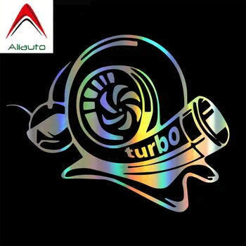

Aliauto Cartoon Car Sticker Funny Turbo Snail with Sunglasses Automobiles & Motorcycles Accessories Vinyl Decla,15cm*12cm