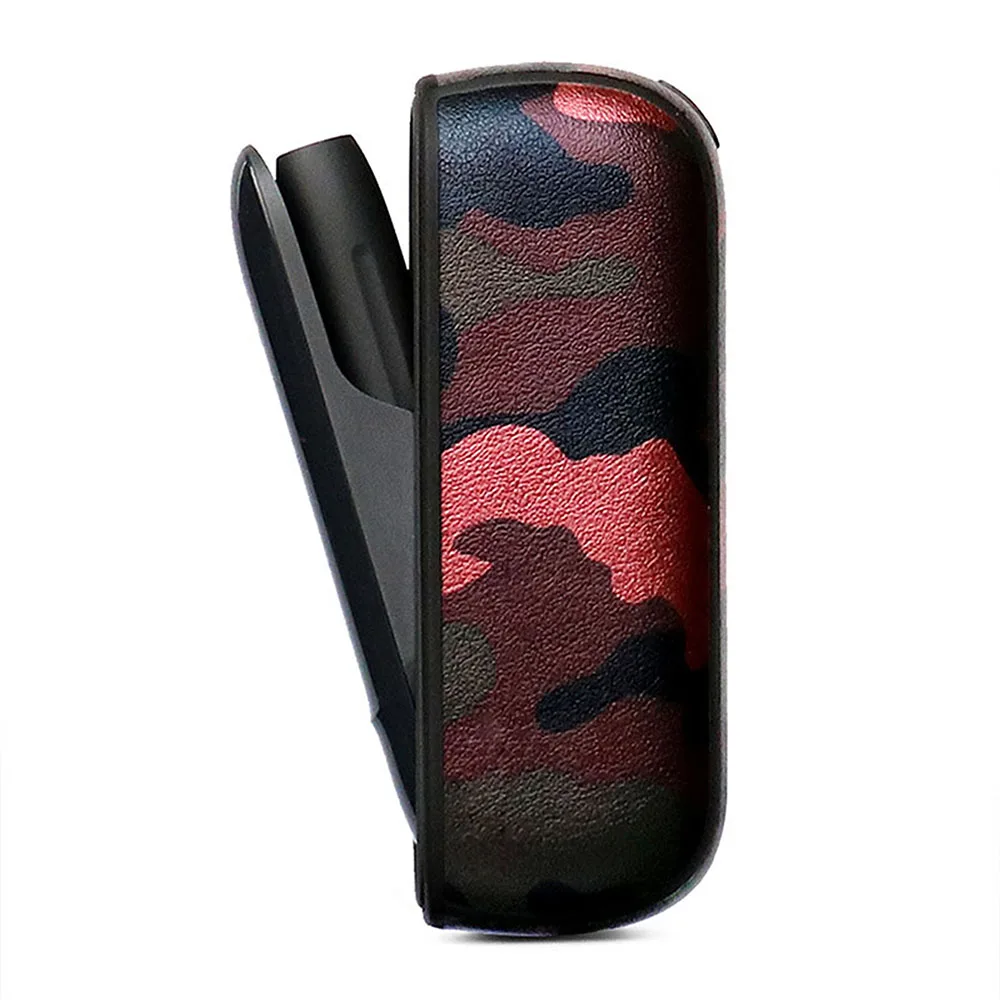 4 Colors Camouflage Leather Case for iqos 3.0 duo Pouch Case and Side Cover Holder Box for iqos 3.0 Protective Shell Accessories