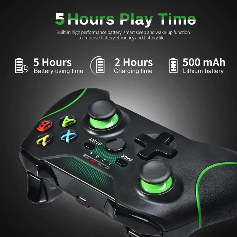 2,4G беспроводной контроллер для Xbox One консоль для ПК для Android геймпад для смартфона джойстик