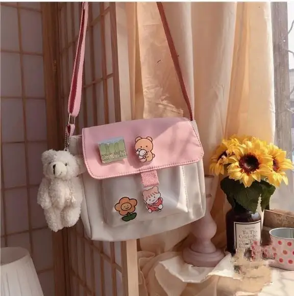 Sweet Kawaii Canvas Leisure Bag - 30 - Kawaii Mix