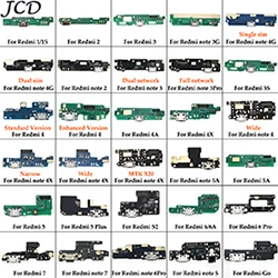 JCD Протестировано для Xiaomi Redmi 5A 5 Plus Note 5 5A Note5 зарядка через usb Нижняя плата гибкий кабель соединительные детали с микрофонный модуль