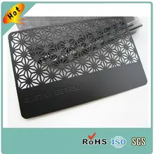 Заказная металлическая визитная карточка из нержавеющей стали с лазерной гравировкой