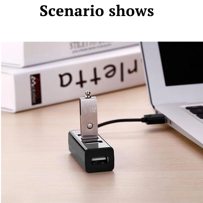Type C To Multi USB HUB For MacBook Air 13 USB 2.0 Splitter Laptop Accessory Dock HUB USB-C Multiple Mini 4 Port Hab 2.0 Adapter