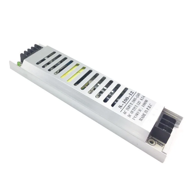 12V 8.3A/24 V 4.2A 100W светильник-коробка Untral-thin источник Питания Рекламный светильник-коробка вывеска переключатель питания