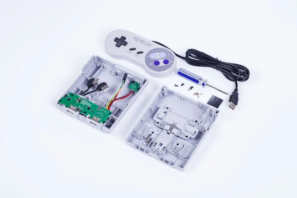 Retroflag SUPERPi чехол U версия для Raspberry Pi 3 Model B+ 3B Plus 3B+ чехол с USB геймпадом радиатор вентилятор ретро