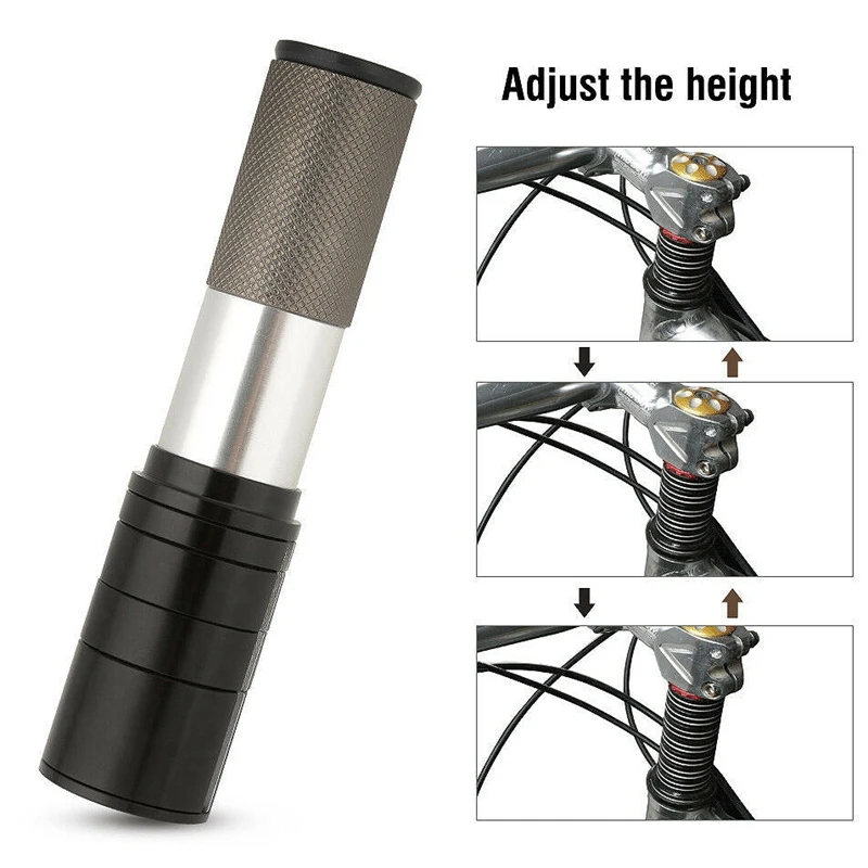 Bicycle Fork Stem Extender MTB Bike Handlebar Stem Riser Rise Up Extender