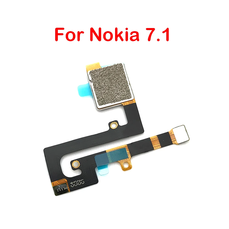 2 шт./лот датчик отпечатков пальцев Главная Кнопка возврата ключа меню гибкий ленточный кабель для Nokia 7,1