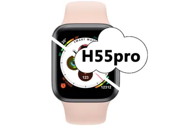

2020 New H55pro Men's and Women's Smart Watch Blue tooth Call Heart Rate Blood Pressure Sleep Monitoring Smart Watch H55pro IWO
