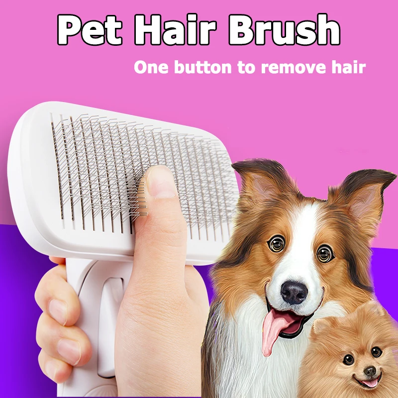 

Щетка для вычесывания шерсти домашних животных, массажный инструмент для удаления шерсти у кошек и собак