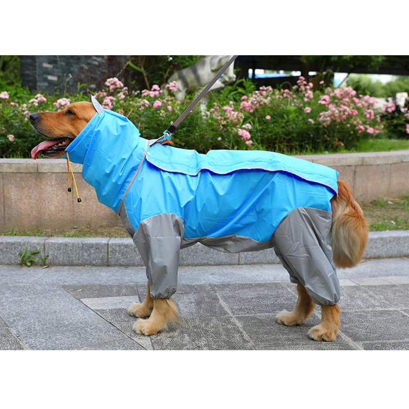 Плащ для больших собак одежда водонепроницаемый дождевик комбинезон для больших для средних и мелких собак золотой ретривер верхняя одежда для питомца