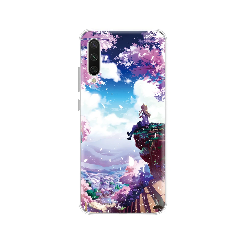 34329 Силиконовый чехол для xiaomi mi 9 LITE, чехол из мягкого ТПУ, чехол для xiaomi mi 9 lite, задняя крышка с рисунком ракушки, бампер, цветы, забавные - Цвет: 34329