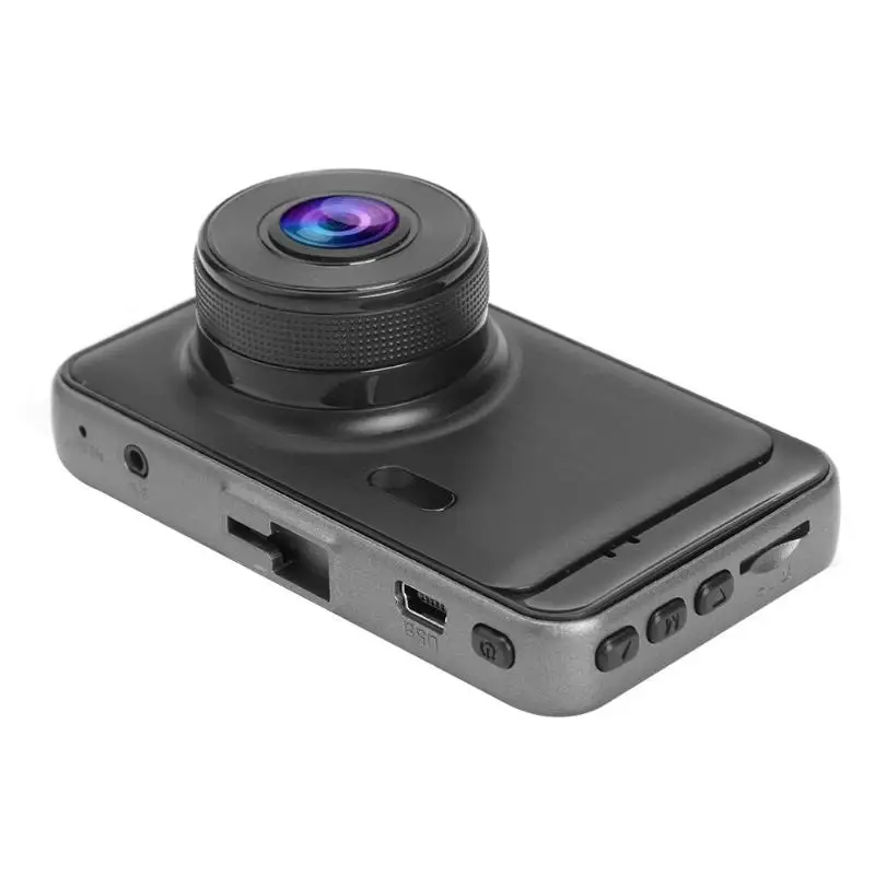 3-дюймовый Видеорегистраторы для автомобилей FHD 1080P Автомобильный видеорегистратор Двойной объектив g-сенсор Dashbaord Камера видеокамера круговой непрерывного Запись Функция