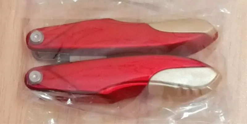 Red Кусачки для кутикулы ногтей из нержавеющей стали пилочка для ногтей клипер для удаления омертвевшей кожи плоскогубцы-ножницы инструмент для маникюра LJ04 - Цвет: Red