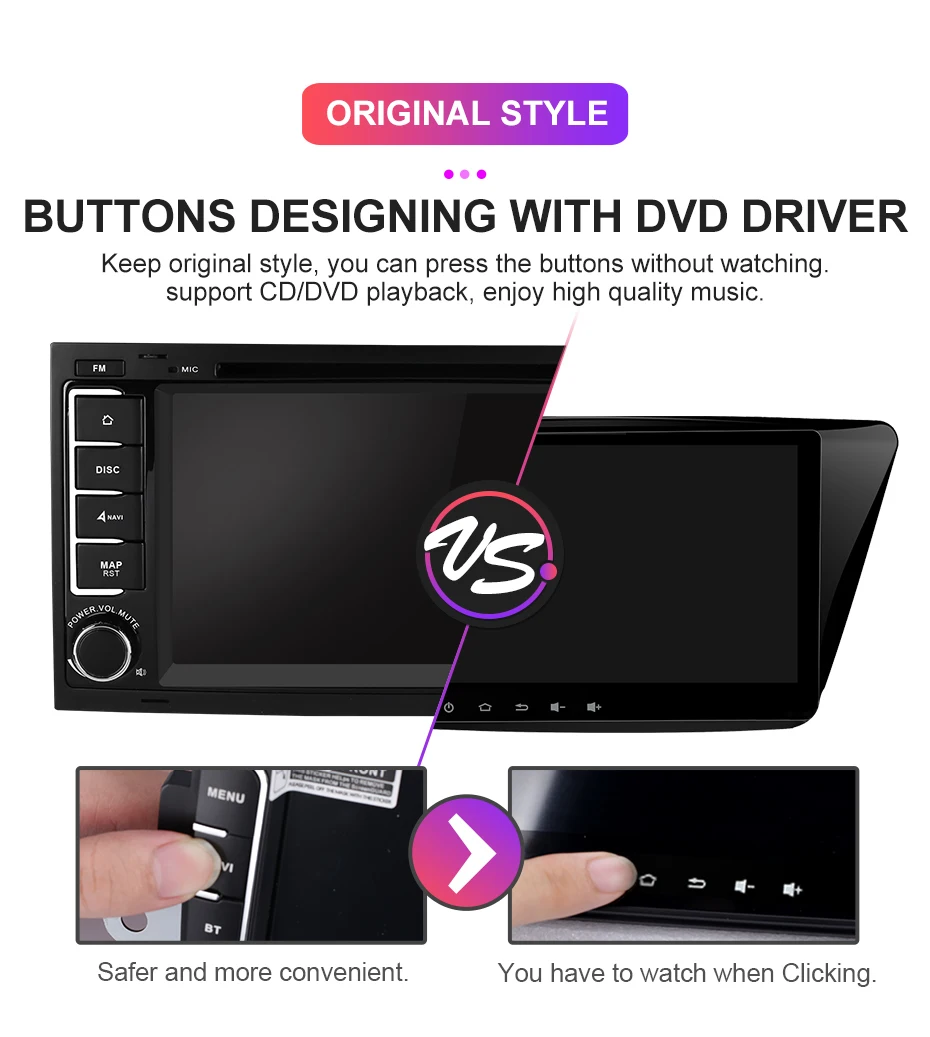 Excellent Isudar 2 Din Android 9 Auto Radio For VW/Volkswagen/Touareg Canbus Car Multimedia DVD Player GPS Octa Core ROM 32GB DVR Camera 20