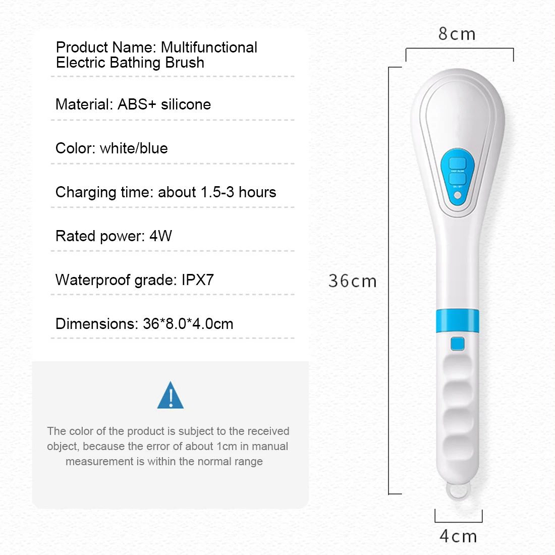 volta purificador 4 cabeças de escova usb