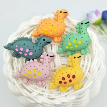 

10pcs Kawaii Cute little dinosaur Resin flat back For Home Wedding DIY Embellishments For Scrapbooking Accessorie A67