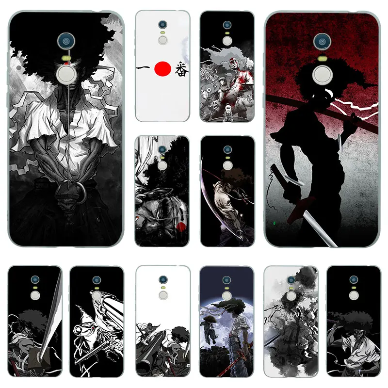 Silicone Cases For Xiaomi Redmi Note 8 Pro 7 6 5 5A 4 4X Afro Samurai Matte Cover 7A K20 TPU Case |