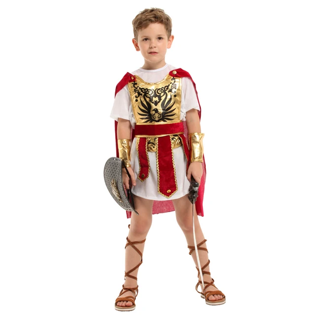 gráfico enseñar picnic Disfraz de soldado Imperial romano para niños, traje de Guerrero para  fiesta de carnaval, Disfraces de Halloween, vestido de baile de lujo -  AliExpress