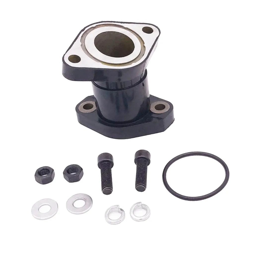 Intake Manifold Carb Carburetor Adapter Joint Boot Replacement for Yamaha Big Bear 350 YFM 350 93 -97