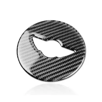 

Black Carbon Fiber Steering Wheel Sticker Cover Trim Decoration For Mini Cooper R55 R56 F54 F60 R55 R56 R57 R58 R59 R60 R61 2007