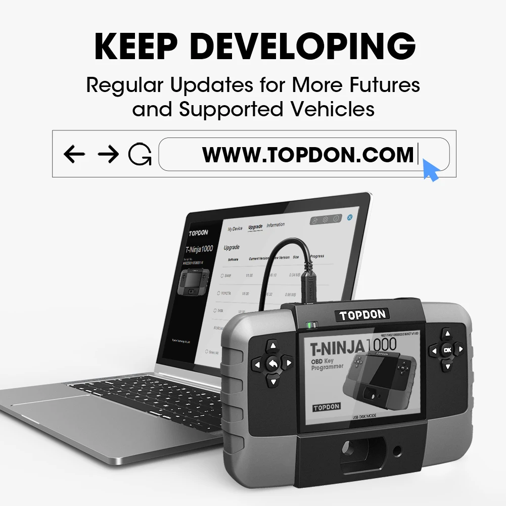 Рисунок 6 - 2021 Topdon t ninja 1000 ключевой