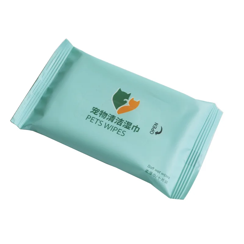 Специальные влажные салфетки для домашних животных кошек и собак дезодорант