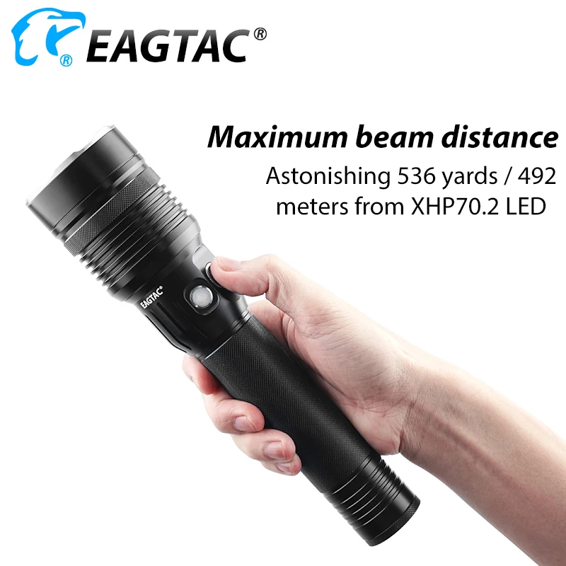 EAGTAC MX30L2R 4500 люмен мощный Компактный Перезаряжаемый USB светодиодный фонарь тактический фонарь 32650 13000 мАч автомобильное зарядное устройство 300 часов