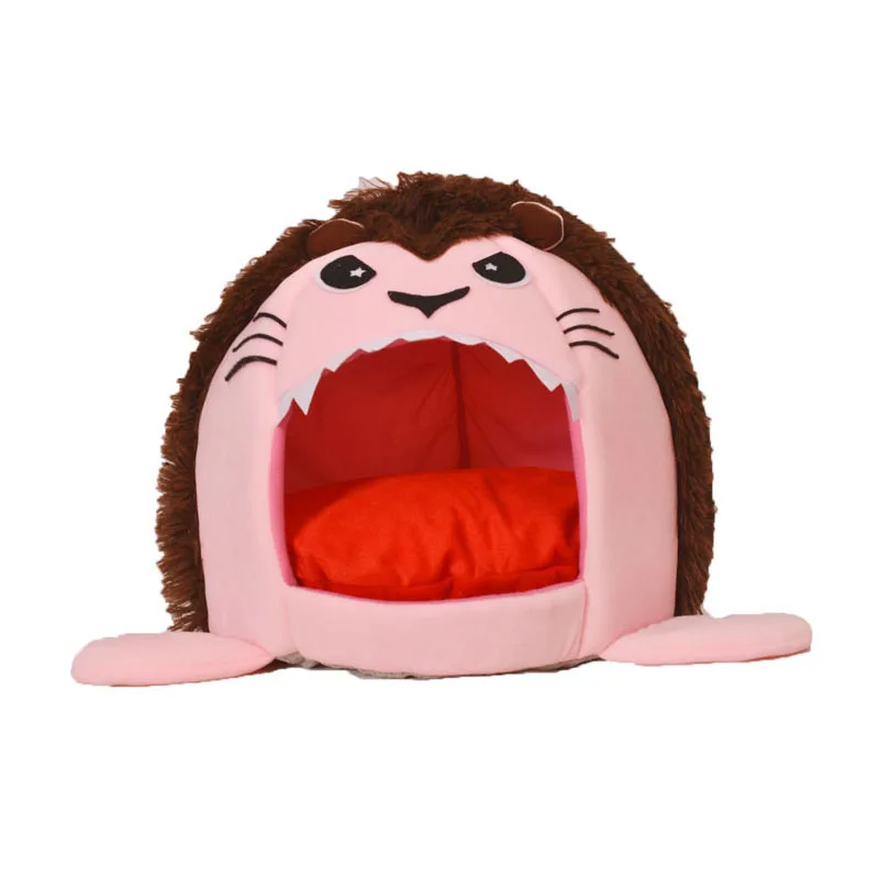 Cute Pet Dog Bed Sofa Warming Dog House Comfortable Winter Kennel Puppy Cushion Pet Basket Cat Nest Mat Accessories Supplies