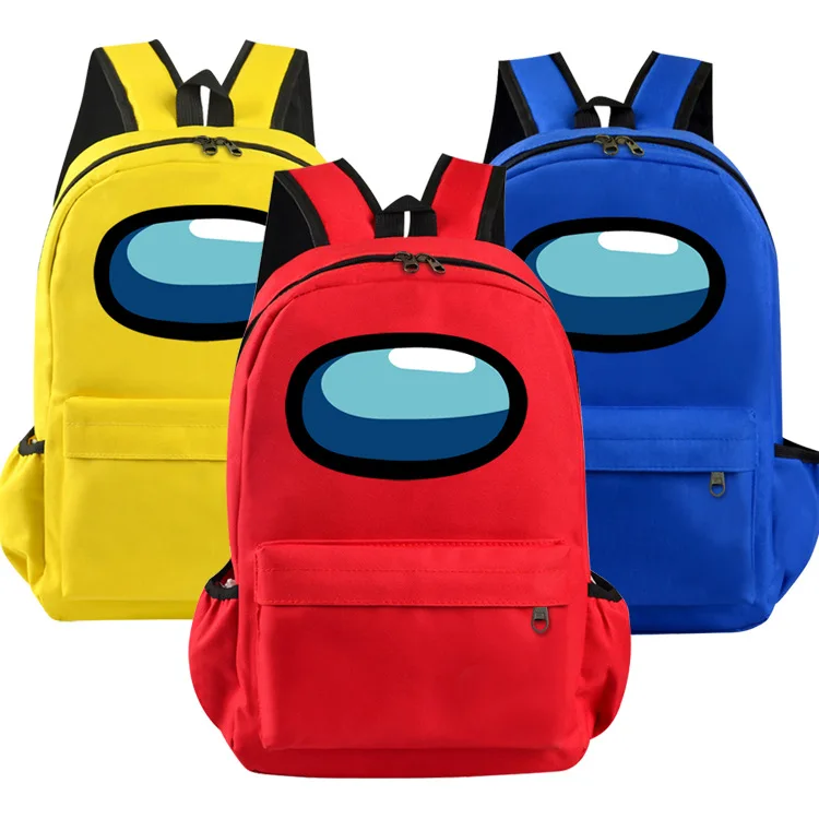 Among Us Kids Backpack Cartoon Anime Shoulder Schoolbag Waterproof Travel  Bag - AliExpress Luggage \u0026 Bags
